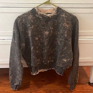 Cotton citizen cropped tie dye sweater